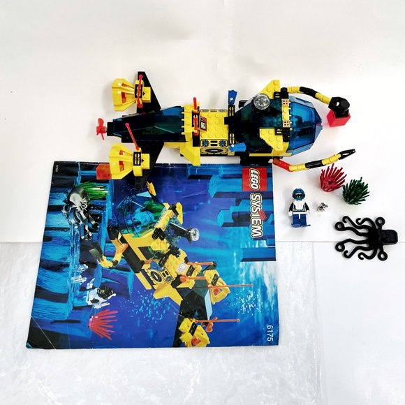 LEGO 6175 Crystal Explorer Sub 1995 100% complete with manuals - Picture 1 of 3